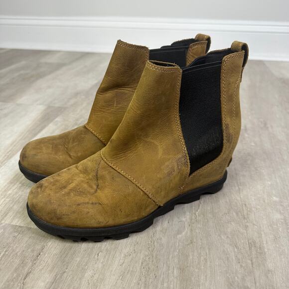Sorel Joan of Arctic Wedge Chelsea II Boots Size 10 - Picture 1 of 16